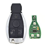 3 Buttons Remote Smart Car Key 433MHz for MB Mercedes BENZ E S 2Supports Original 